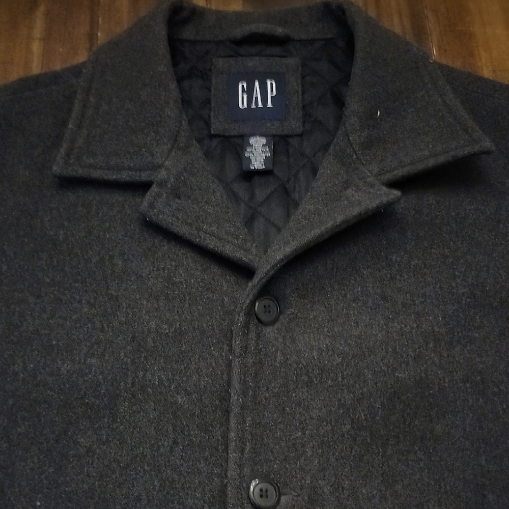 GAP Men's Dark Gray Pea Coat